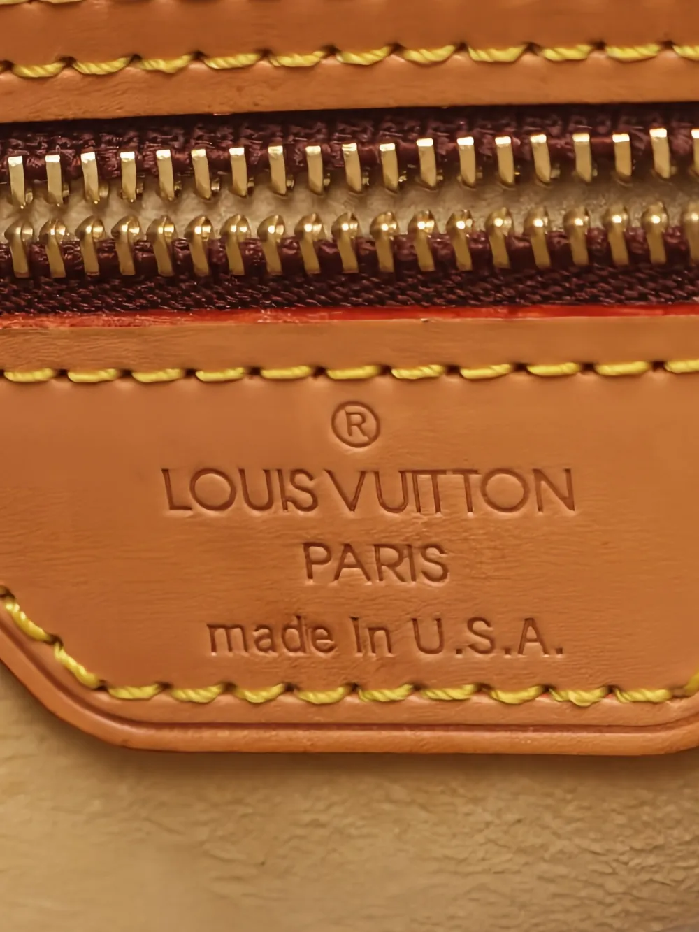 Pre-owned Louis Vuitton Looping Monogram Shoulder Bag In Brown