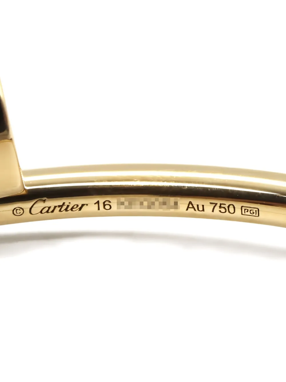 Pre-owned Cartier 18k Yellow Gold Juste Un Clou Sm Bracelet