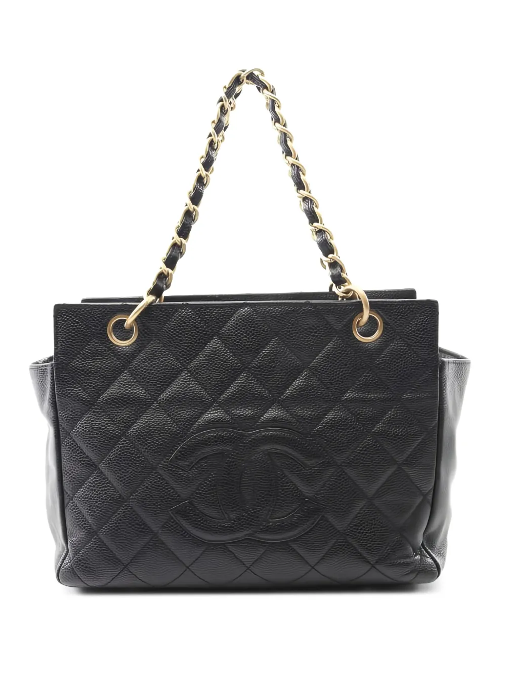CHANEL Pre-Owned マテラッセ ハンドバッグ - ブラック CHANEL Pre-Owned マテラッセ ハンドバッグ - ブラック