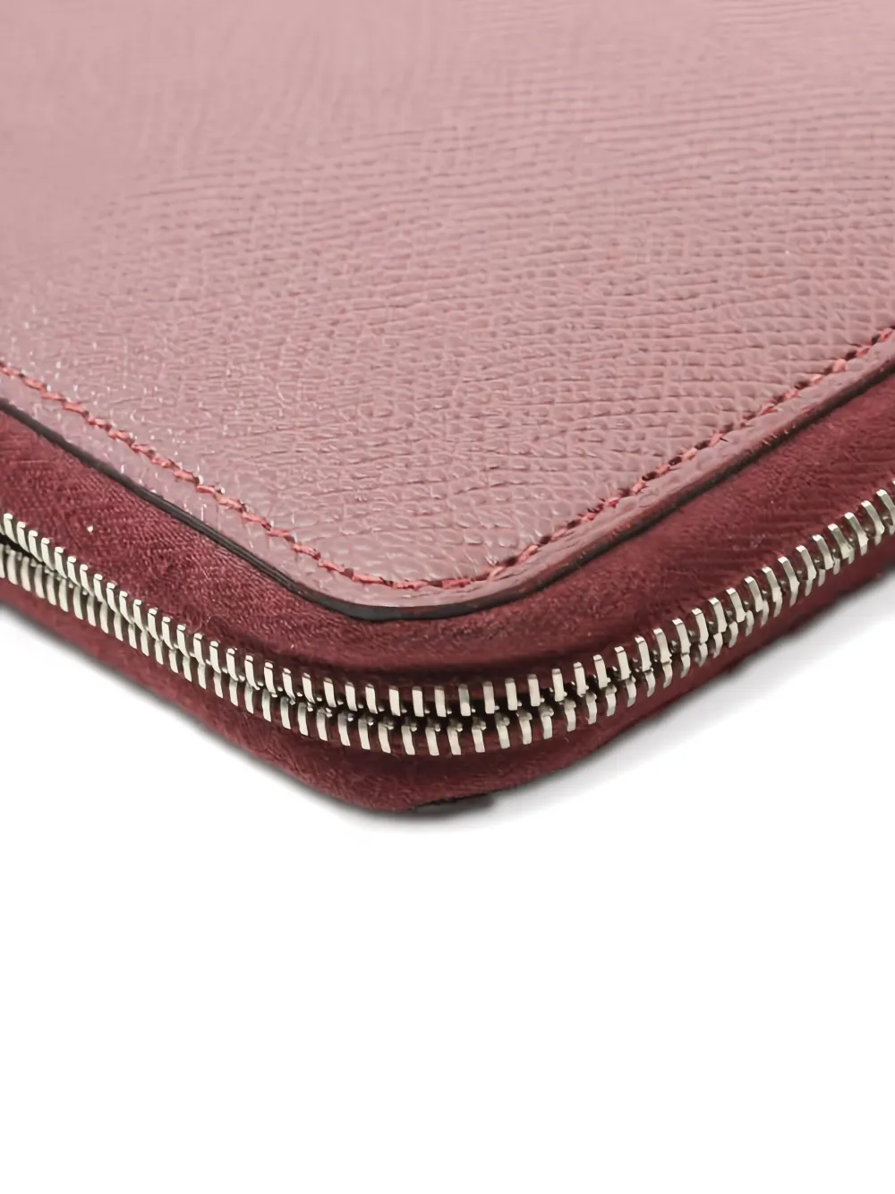Pre-owned Hermes 2003 Azap Wallet In Red
