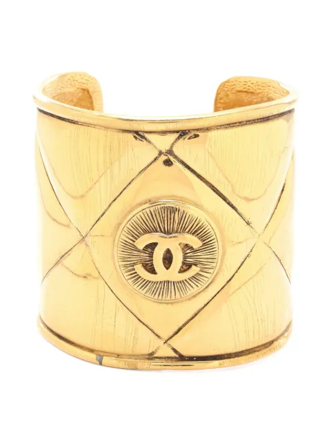 CHANEL Pre-Owned Coco Mark logo bangle