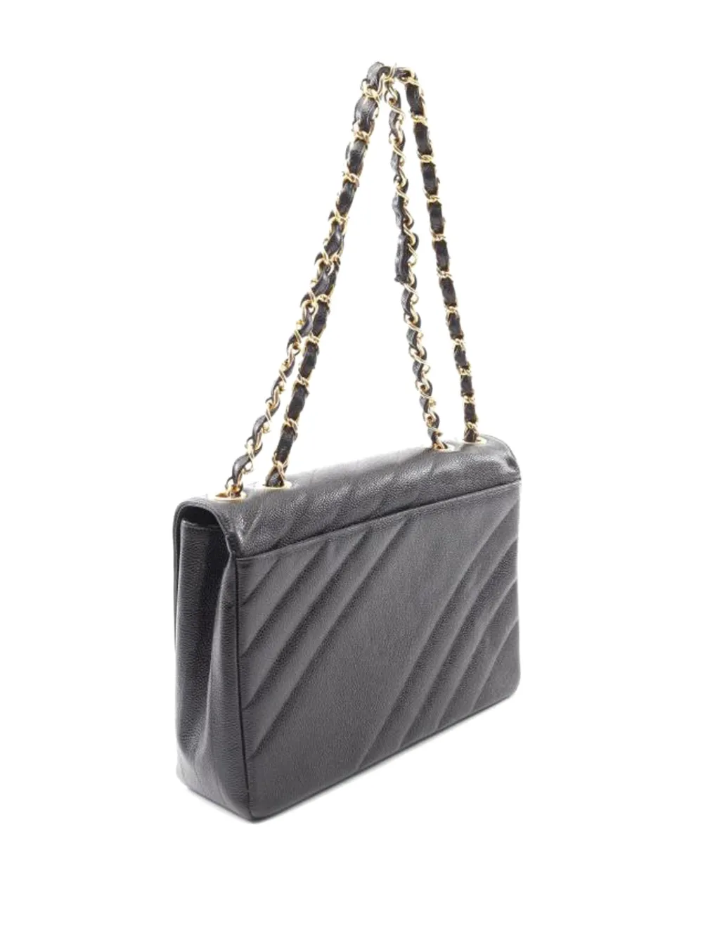 CHANEL Pre-Owned شنطة كتف 'كوكو مارك' جلد كافيار بسلسلة | كلاسيكيات | Image 2
