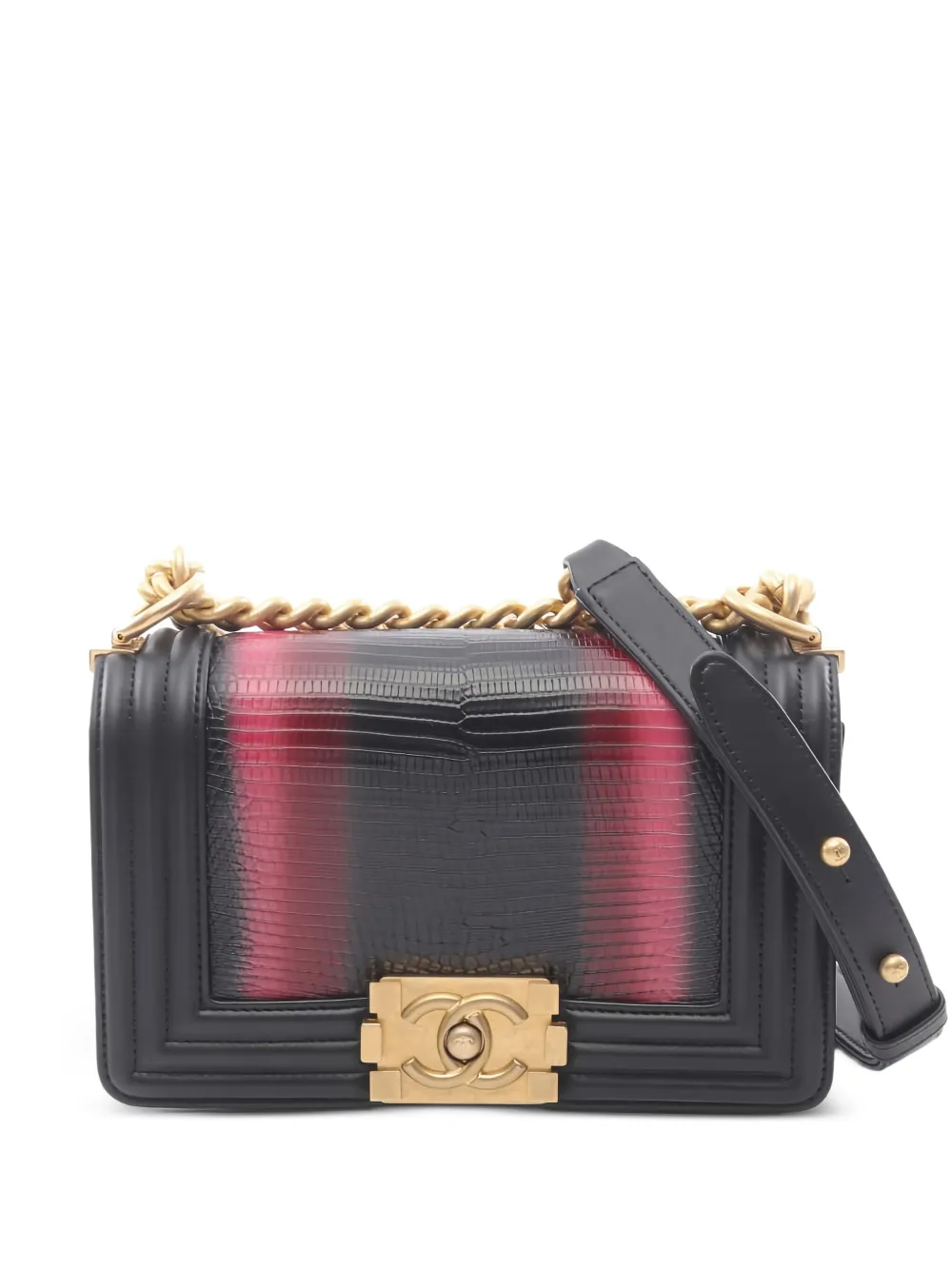 CHANEL Pre-Owned شنطة كتف 'بوي شانيل' صغيرة | أسود | Image 1