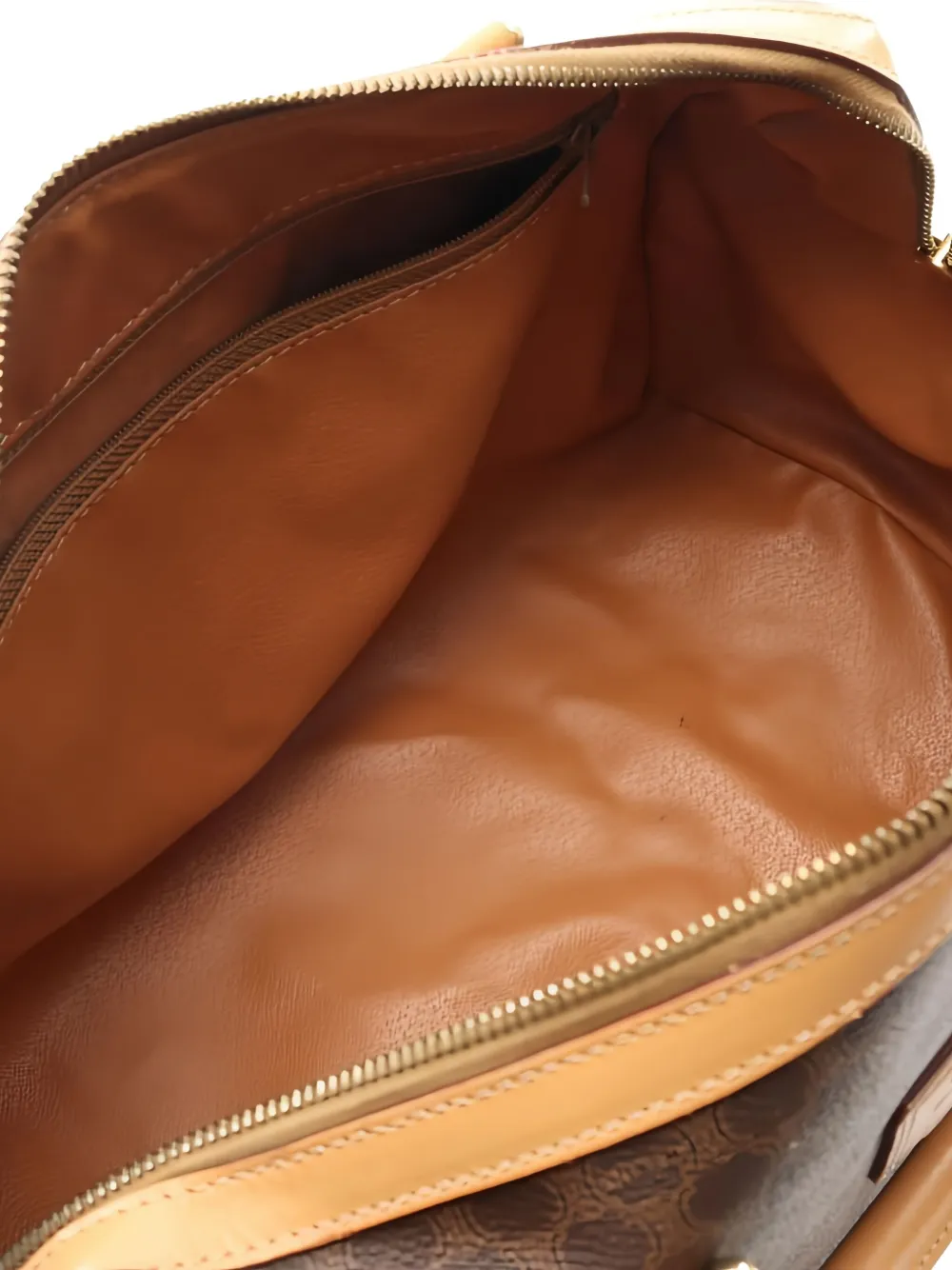 Pre-owned Celine 2000 Mini Macadam Handbag In Brown
