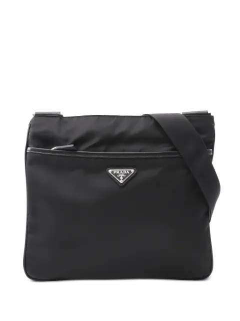 Prada Pre-Owned triangle-logo shoulder bag
