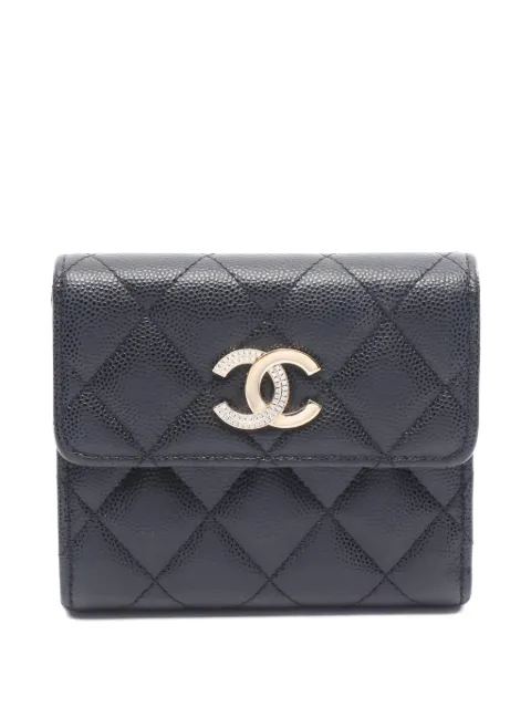 CHANEL Pre-Owned محفظة ثلاثية الطي بمظهر مبطن