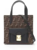 Fendi Pre-Owned Zucca canvas two-way handbag - Brown