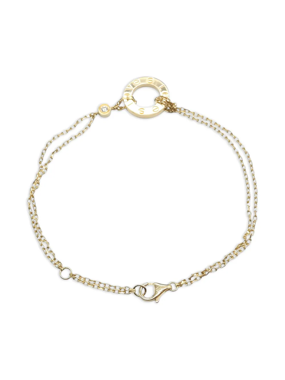 Cartier 18K yellow gold Love Circle diamond bracelet | Pre-Owned | Image 2