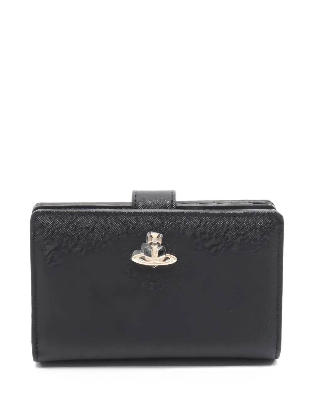 Pre-owned Vivienne Westwood 2020 Orb Bi-fold Wallet In Black