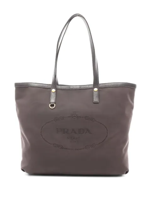 Prada Pre-Owned 2000s leather tote bag