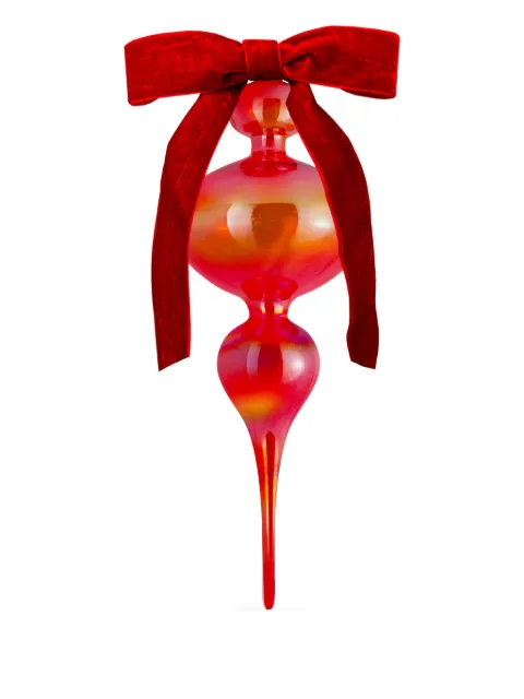 BACI MILANO objeto decorativo con moño texturizado de 34cm