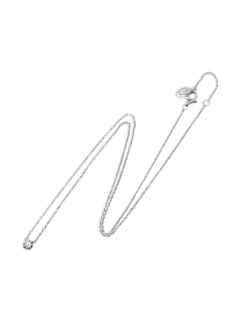 Cartier 1895 18K white gold diamond necklace