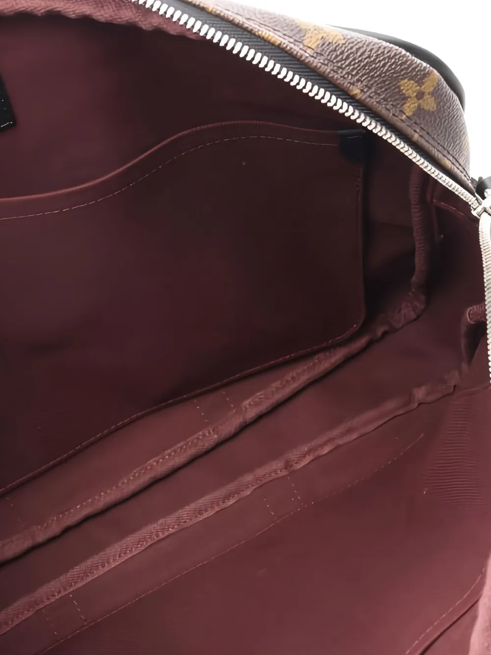 Pre-owned Louis Vuitton Porte Documents Voyage Pm Briefcase In Brown