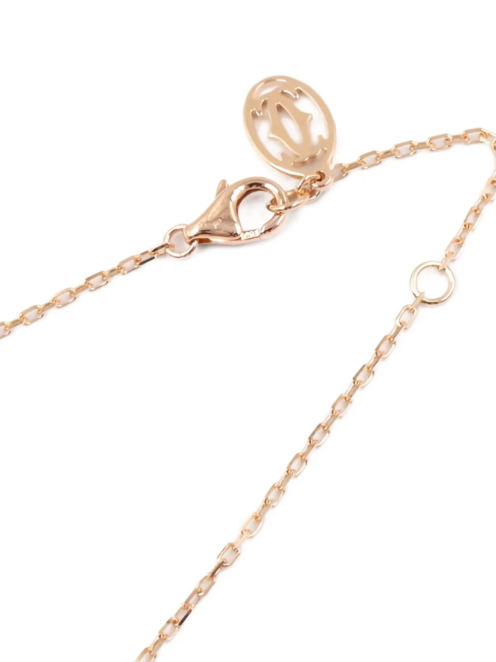 Cartier 18K rose gold Damour pink sapphire necklace | Image 2