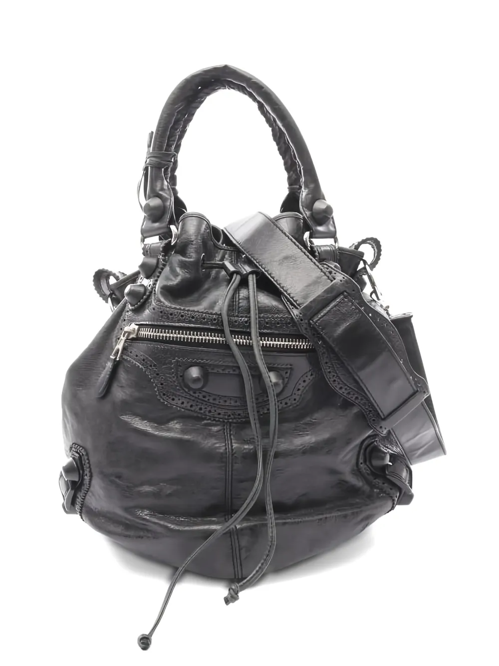 Balenciaga Pre-Owned leather tote bag - Nero