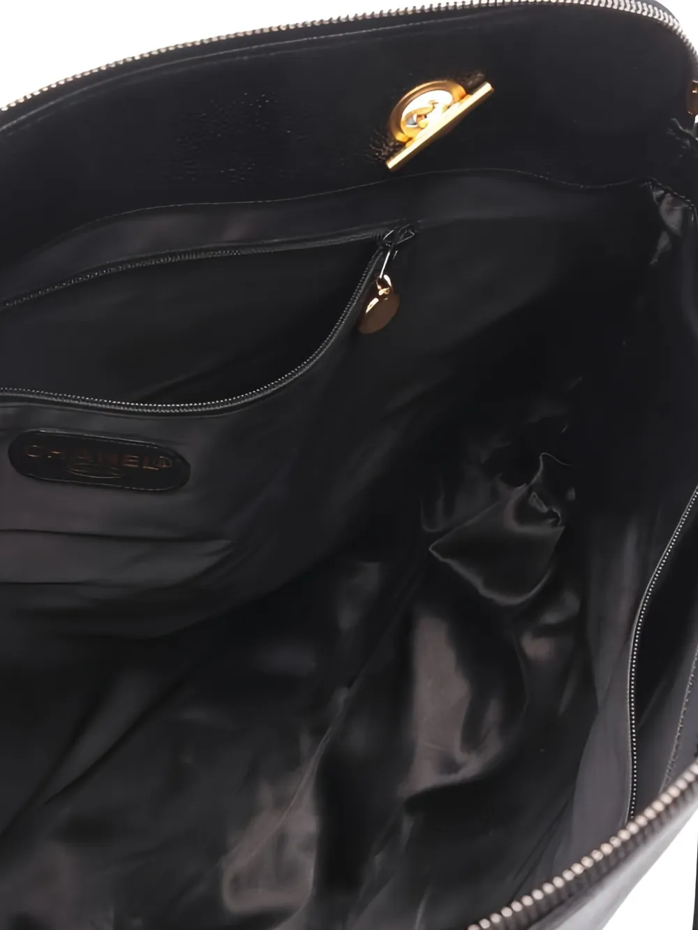 Big Coco Mark Caviar-Leather Chain Shoulder Bag