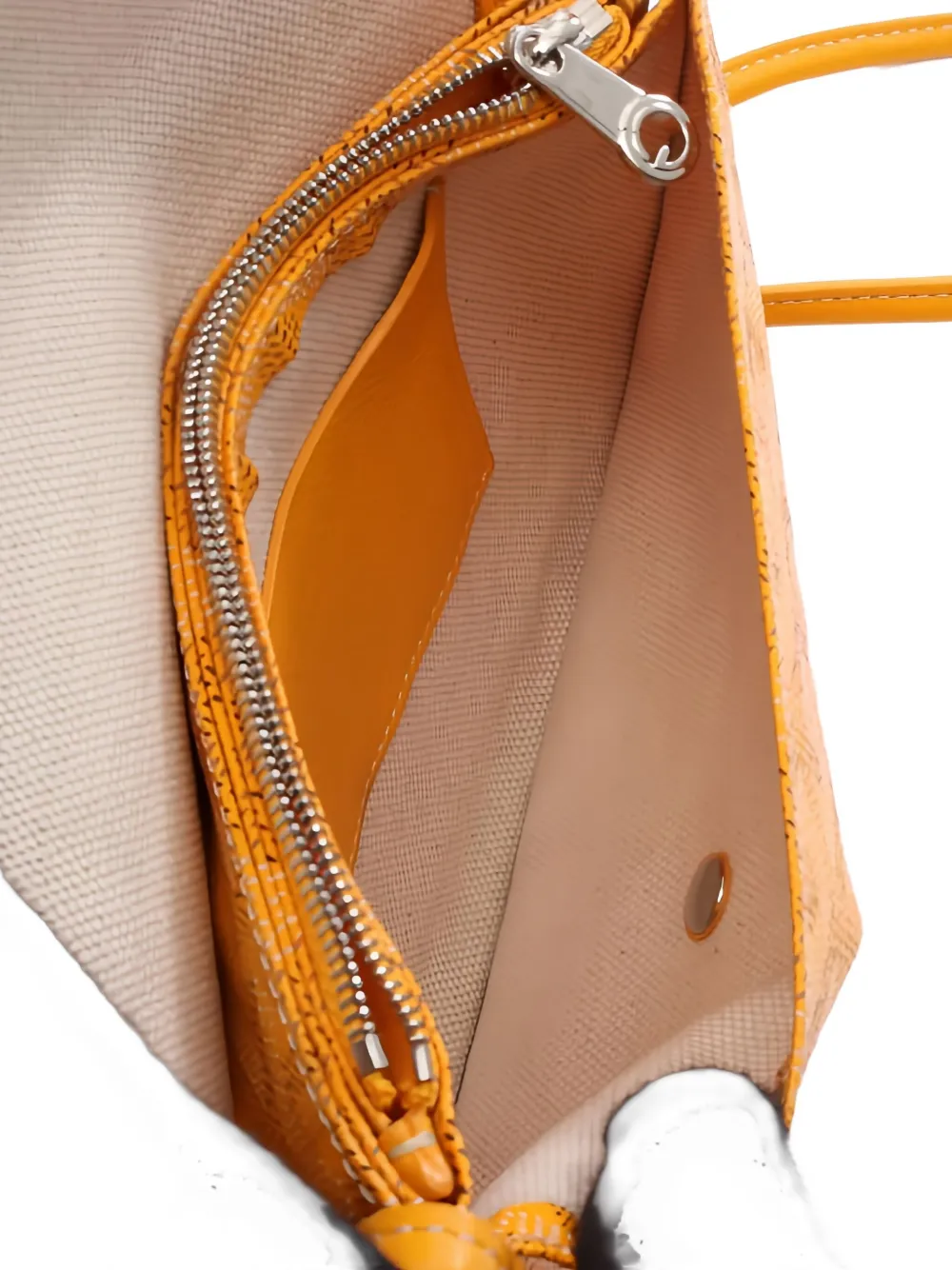 Pre-owned Goyard Plumet Shoulder Bag In Yellow