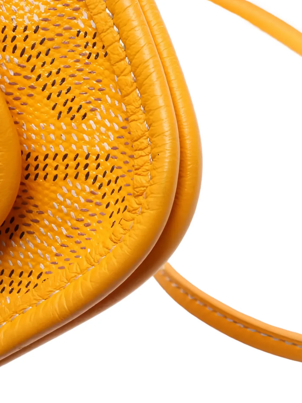 Pre-owned Goyard Plumet Shoulder Bag In Yellow