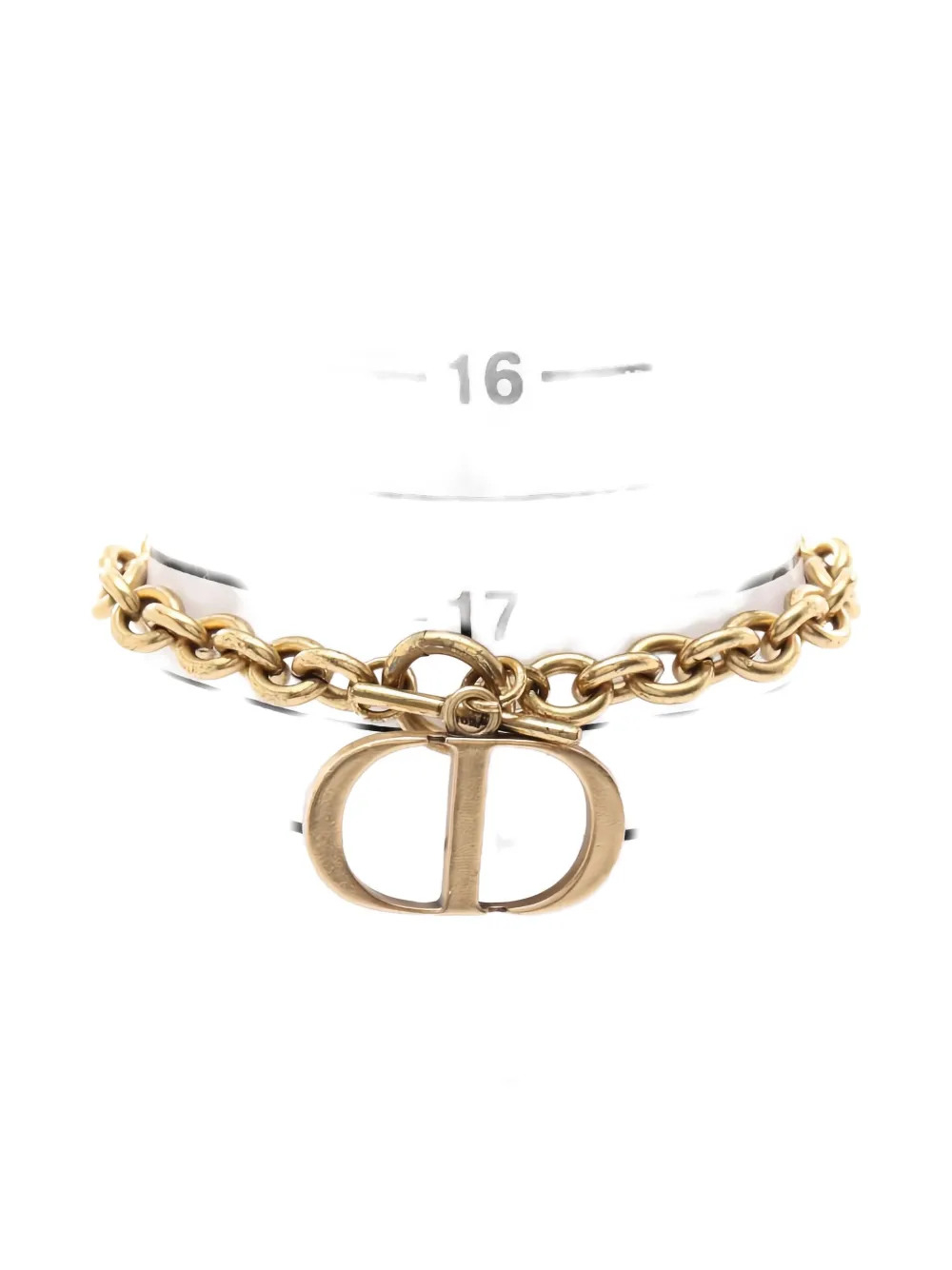 Pre-owned Dior 30 Montaigne Bracelet In Gold