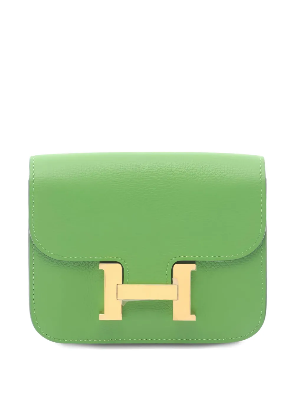 Hermès Pre-Owned 2023 mini Constance wallet | Green | Image 1