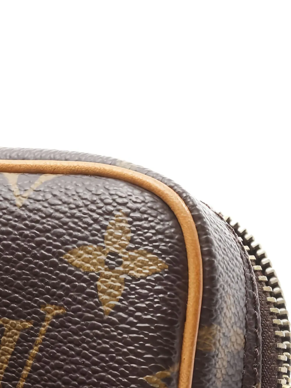 Pre-owned Louis Vuitton 2009 Amazon Monogram Cross Body Bag In Brown