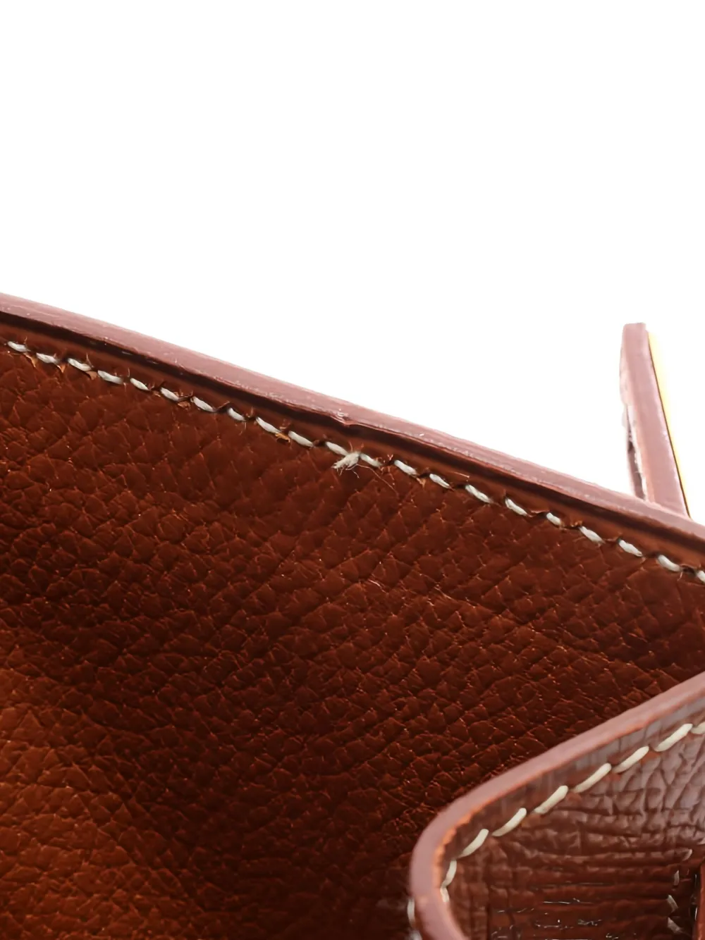 Pre-owned Hermes Mini Kelly Tote Bag In Brown