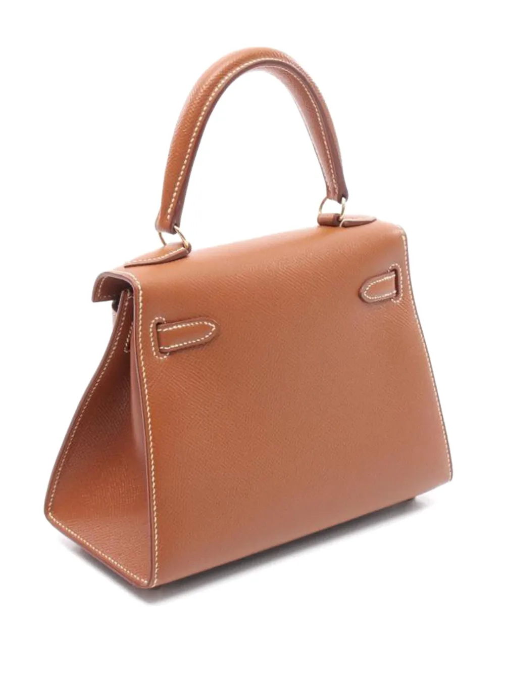 Pre-owned Hermes Mini Kelly Tote Bag In Brown