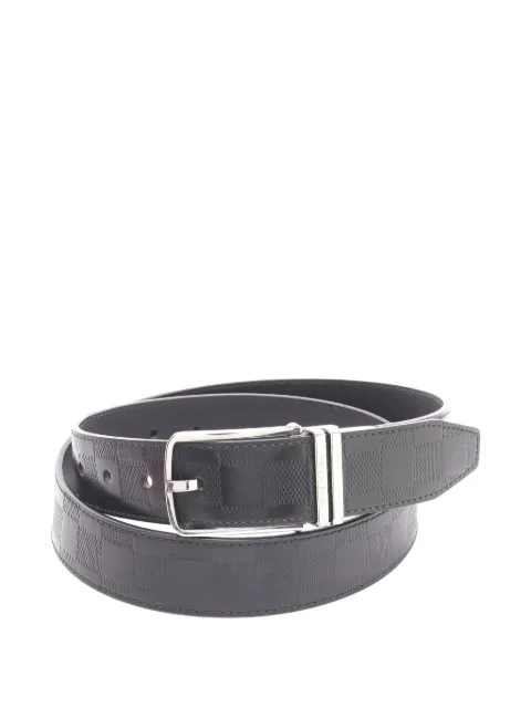 Louis Vuitton Pre-Owned ceinture en cuir Damier Infini 
