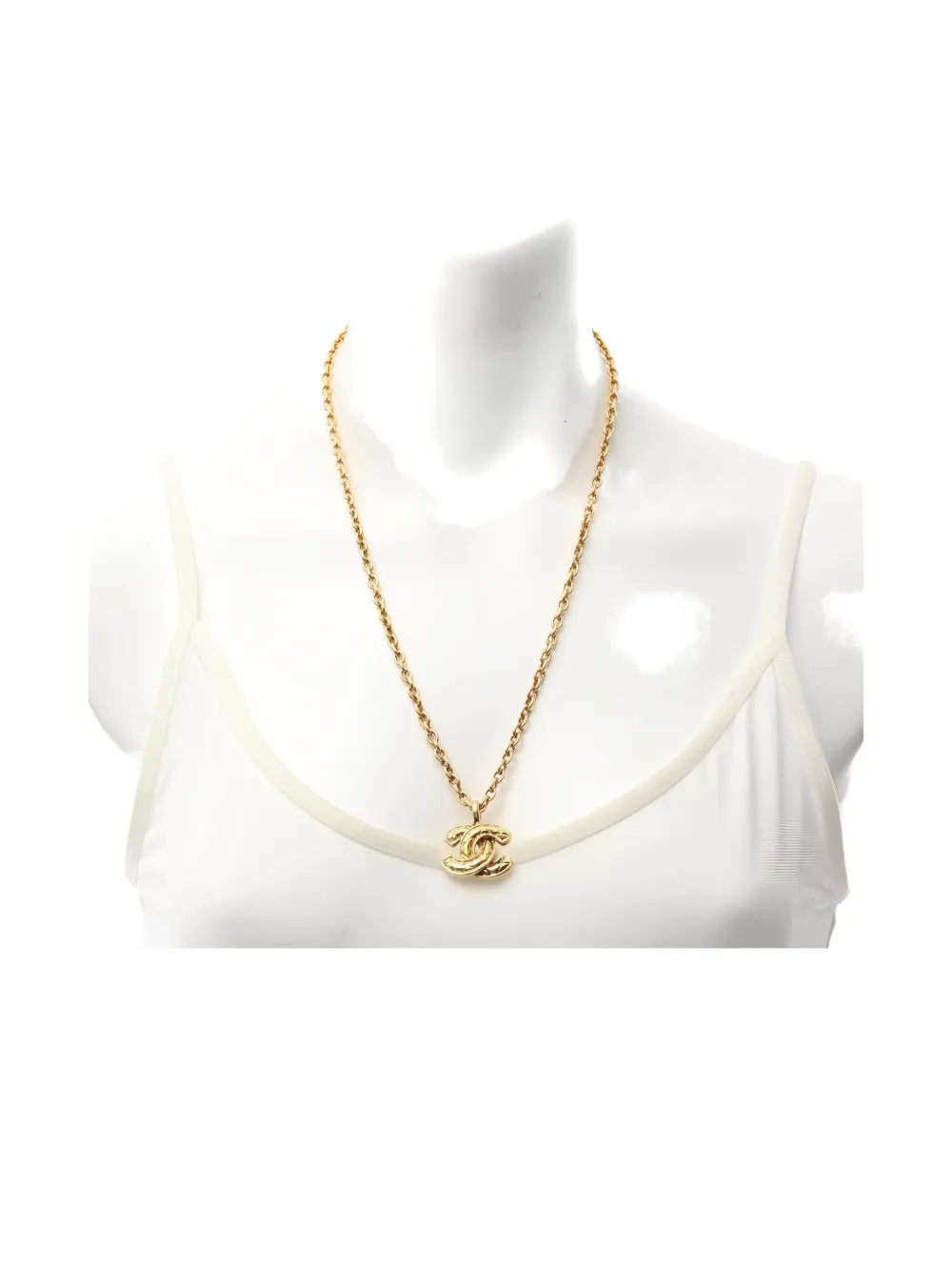 CHANEL INTERLOCKING CC-PENDANT NECKLACE