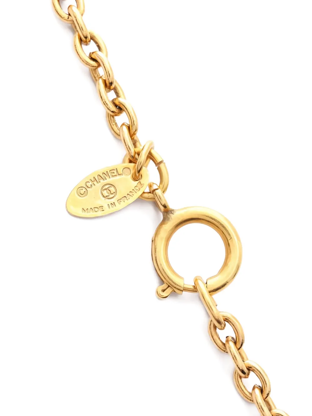 CHANEL INTERLOCKING CC-PENDANT NECKLACE