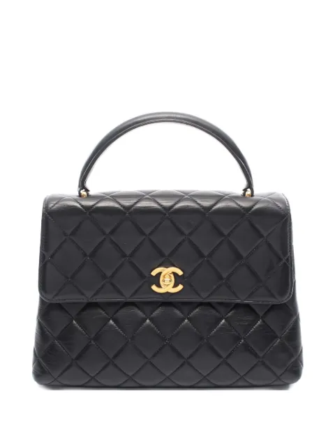 CHANEL Pre-Owned 1996~1997 matelassé top handle bag