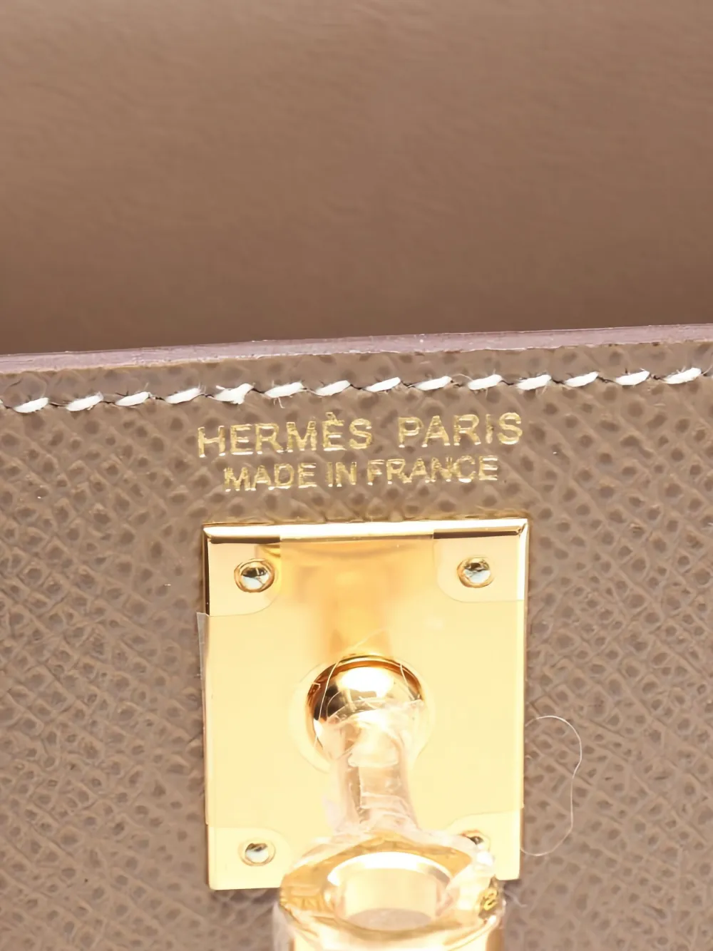 Pre-owned Hermes Mini Kelly Two-way Handbag In Brown