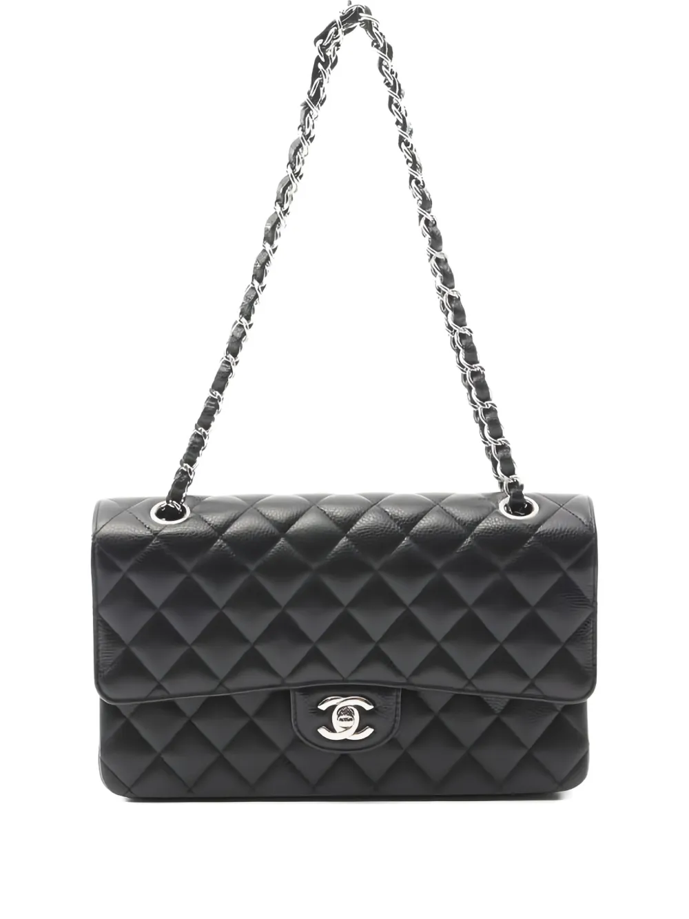 CHANEL Pre-Owned マテラッセ ショルダーバッグ - ブラック CHANEL Pre-Owned マテラッセ ショルダーバッグ - ブラック
