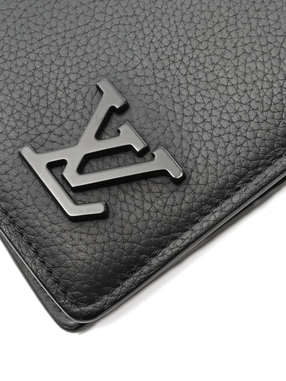 Pre-owned Louis Vuitton Brother Bi-fold Wallet In Black