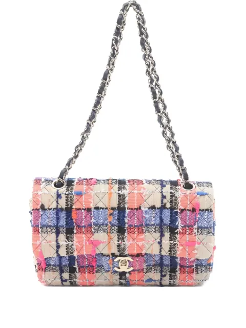 CHANEL Pre-Owned Matelassé tweed shoulder bag