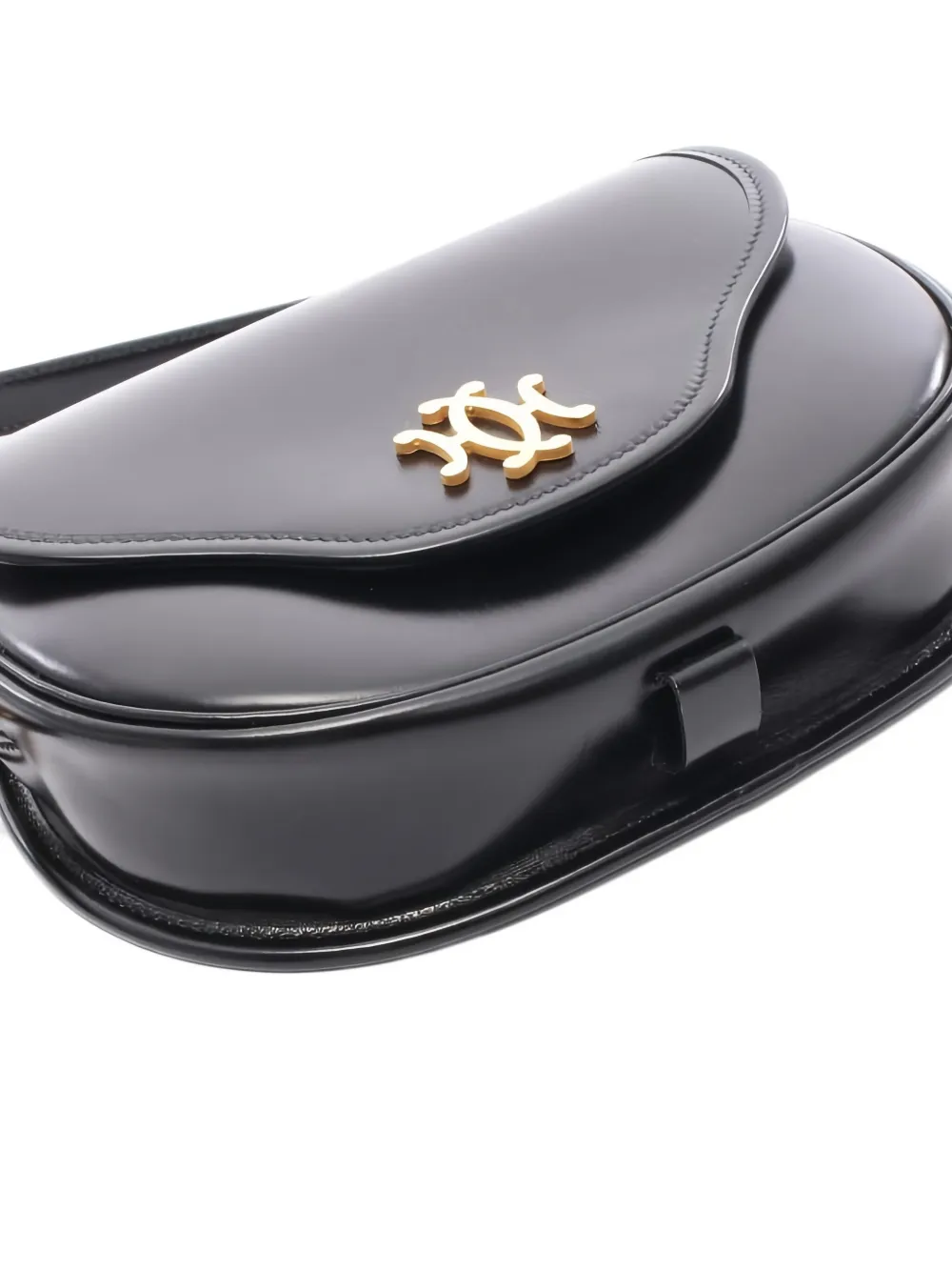 Pre-owned Hermes Leather Cross Bag In Black
