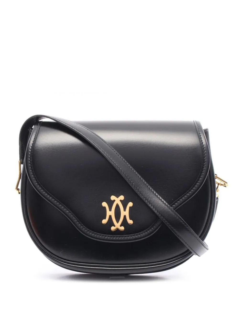 Hermès Pre-Owned leather cross bag | Black | Image 1