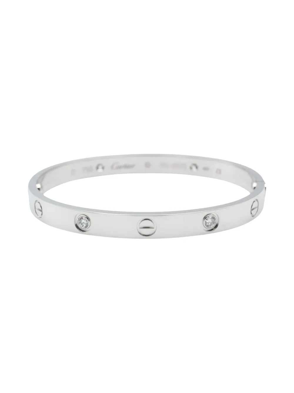 Cartier 14K white gold Love Breath bracelet | Silver | Image 1