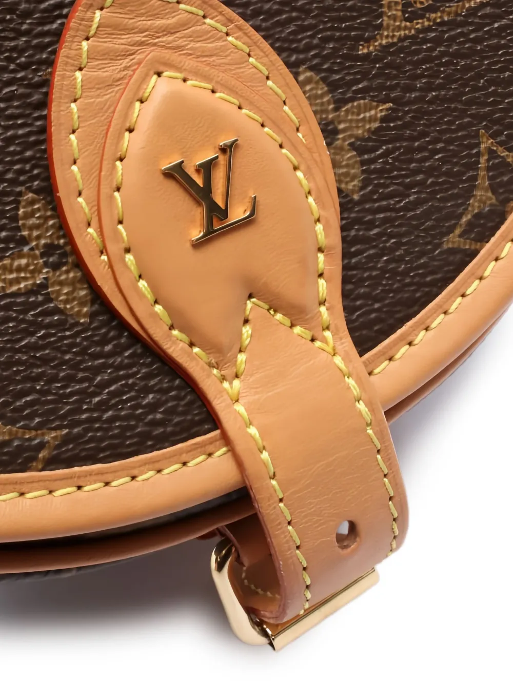 Pre-owned Louis Vuitton Tambourine Monogram Shoulder Bag In Brown