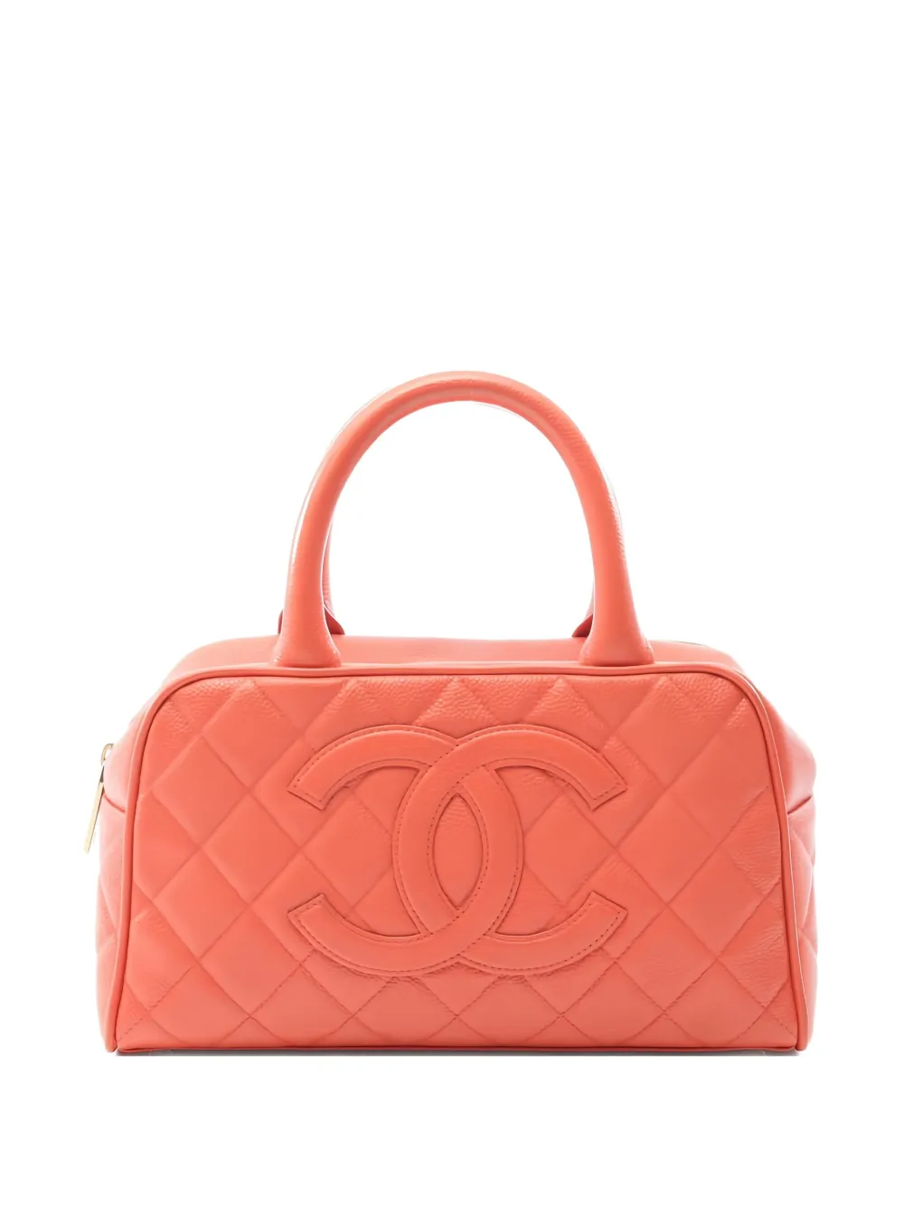 CHANEL Pre-Owned マトラッセ ハンドバッグ - オレンジ CHANEL Pre-Owned マトラッセ ハンドバッグ - オレンジ