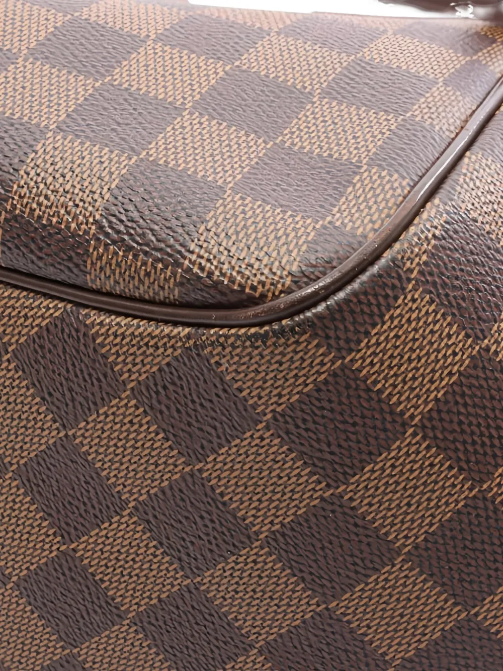 Pre-owned Louis Vuitton Belem Mm Shoulder Bag In Brown