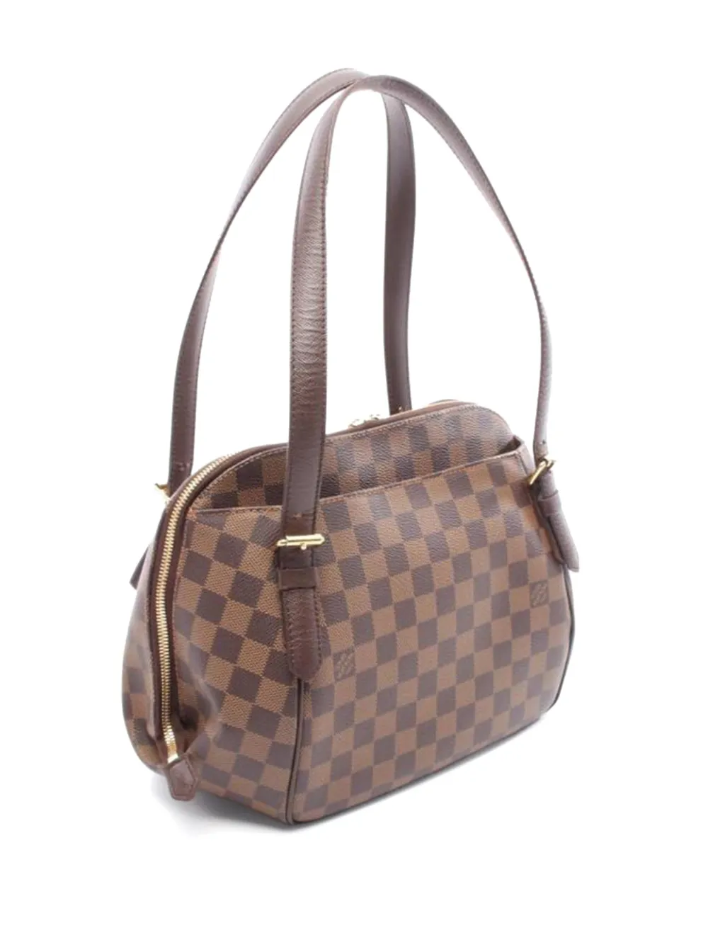 Pre-owned Louis Vuitton Belem Mm Shoulder Bag In Brown