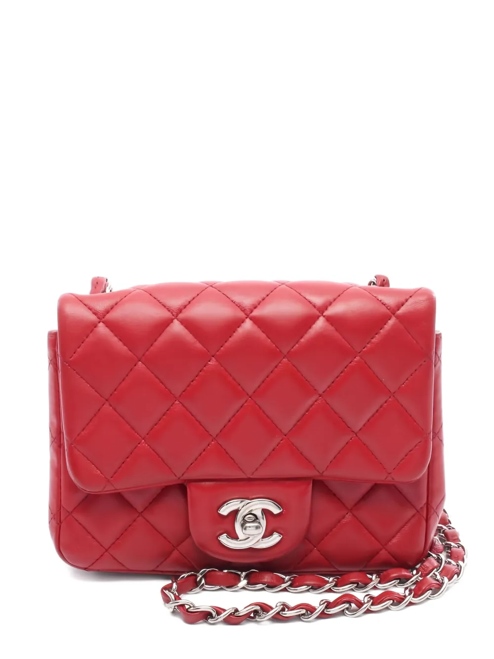 CHANEL Pre-Owned マトラッセ ショルダーバッグ ミニ - レッド CHANEL Pre-Owned マトラッセ ショルダーバッグ ミニ - レッド