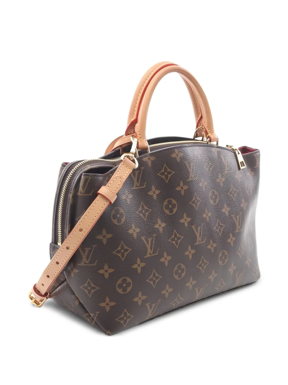 Pre-owned Louis Vuitton Petit Pare Pm Handbag In Brown
