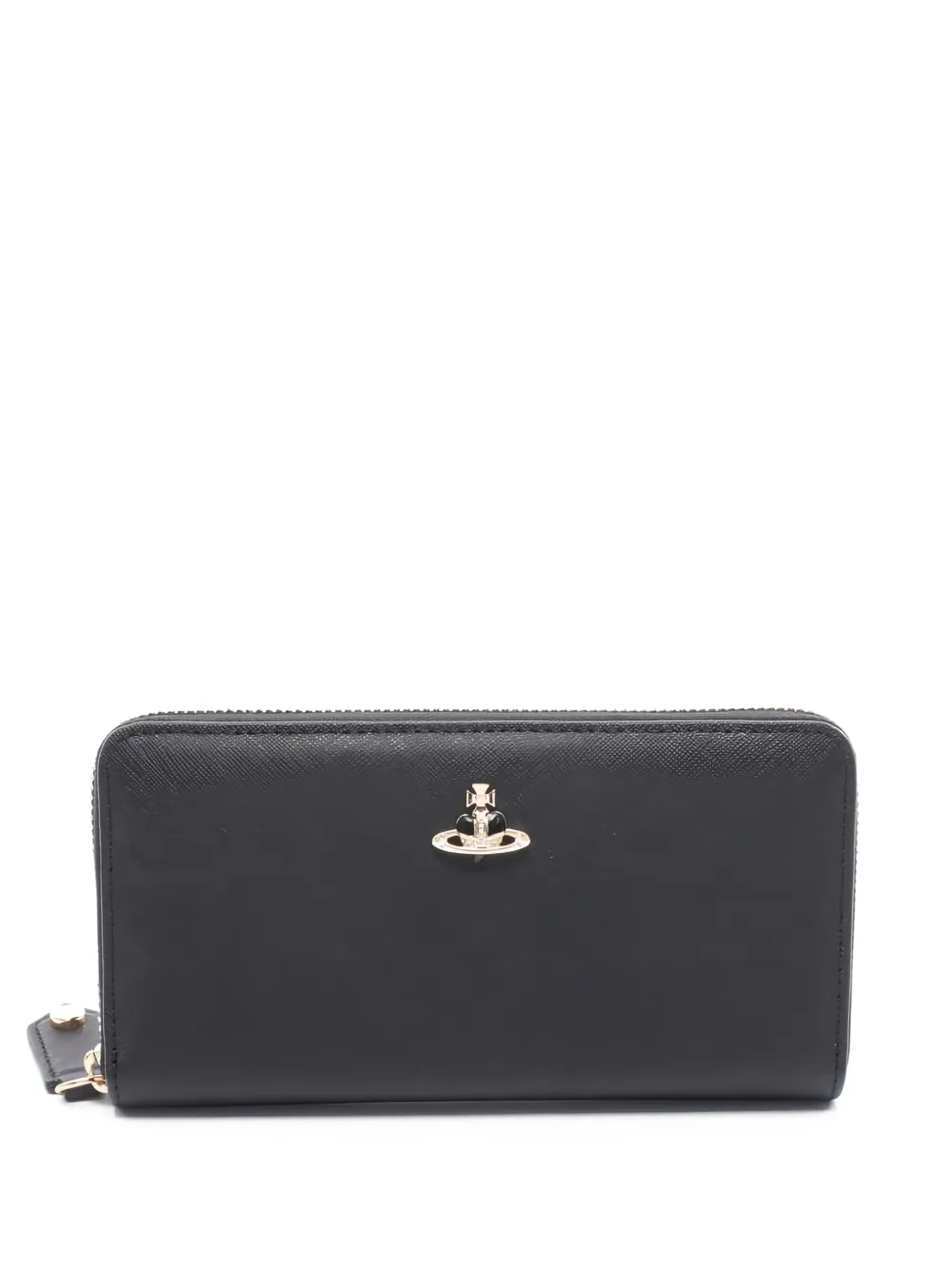 Pre-owned Vivienne Westwood 2020 Classic Zip-up Wallet In Black