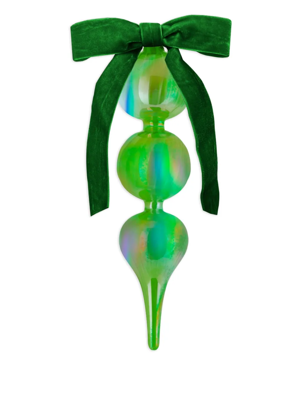 BACI MILANO iridescent glass-bead ornament (24cm) | Green | Image 1