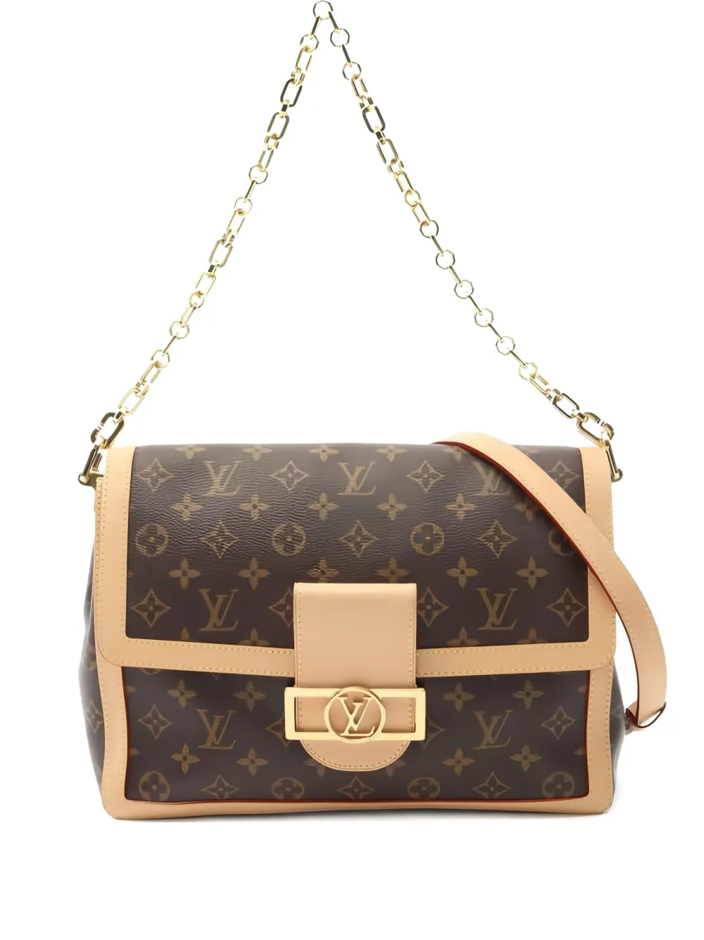 Louis Vuitton Pre-Owned ドーフィーヌ GM モノグラム ショルダーバッグ - ブラウン Louis Vuitton Pre-Owned ドーフィーヌ GM モノグラム ショルダーバッグ - ブラウン