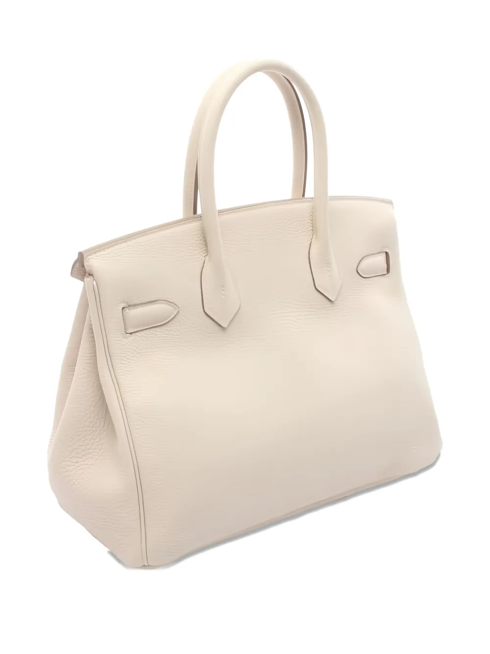 Pre-owned Hermes Birkin 30 Tote Bag In White