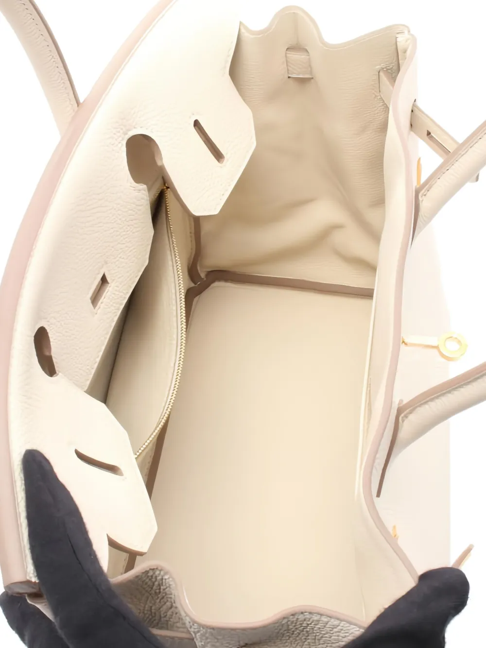 Pre-owned Hermes Birkin 30 Tote Bag In White