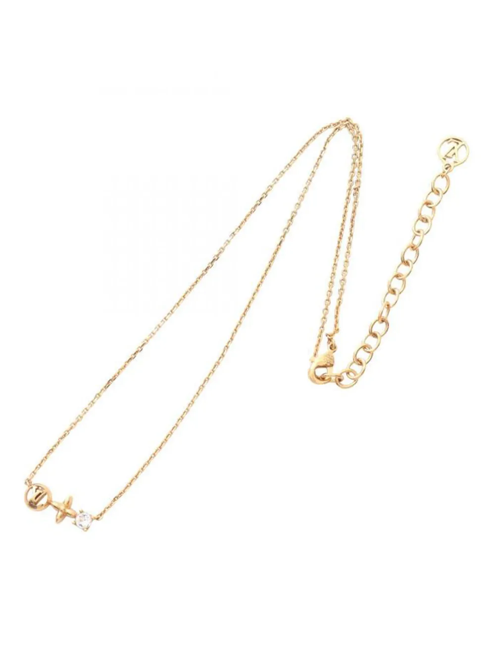 Louis Vuitton Pre-Owned Petit Louis ネックレス - ゴールドトーン